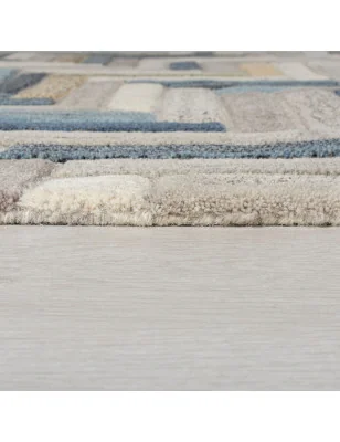 Dywan Wełniany Moda Russo Natural/Wielokolorowy – detal krawędzi dywanu