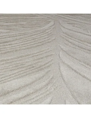 Dywan Wełniany Solace Lino Leaf Szary – ułożony na podłodze – pasuje do: na korytarz