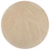Dywan Wełniany Solace Lino Leaf Natural Okrągły – widok ogólny – wzór kwiatowy