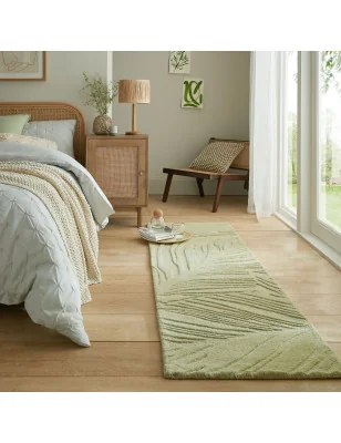 Dywan Wełniany Solace Lino Leaf Sage – widok z góry