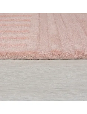 Dywan Wełniany Solace Zen Garden Blush – widok z góry