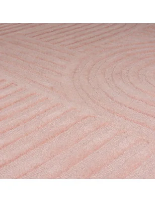 Dywan Wełniany Solace Zen Garden Blush – detal krawędzi dywanu