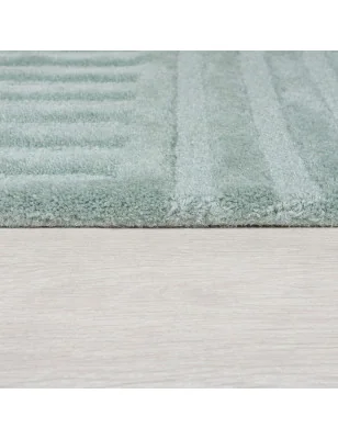 Dywan Wełniany Solace Zen Garden Duck Egg – widok z góry