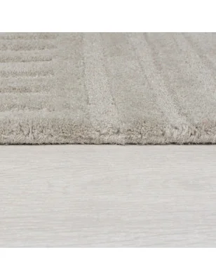 Dywan Wełniany Solace Zen Garden Szary – widok z góry