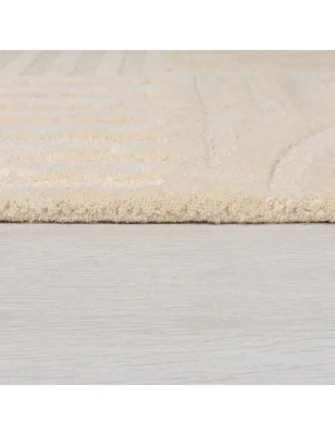 Dywan Wełniany Solace Zen Garden Natural – detal krawędzi dywanu