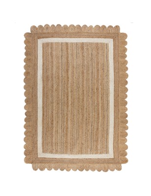 Dywan Z Juty Grace Jute Natural/Biały