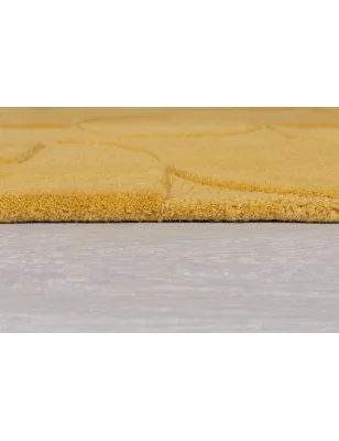 Dywan Wełniany Moderno Gigi Ochre – detal krawędzi dywanu