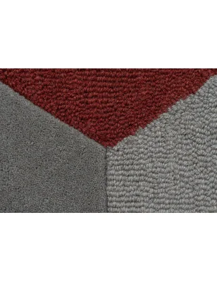 Dywan Wełniany Moderno Munro Rust Wielokolorowy – detal krawędzi dywanu