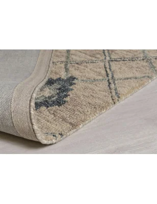 Dywan Wełniany Nappe Diego Szary – zbliżenie na teksturę – idealny do: do przedpokoju