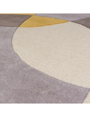 Dywan Wełniany Radiance Glow Ochre – detal krawędzi dywanu