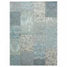 Dywan Bawełniany Manhattan Patchwork Chenille Duck Egg – widok ogólny – wzór patchwork