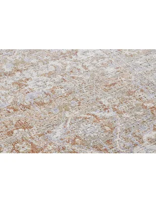 Dywan Do Prania Klasyczny Cairo 105587 Kremowy Czerwony – widok z góry