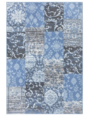 Dywan Patchwork Gloria 105525 Sky Niebieski