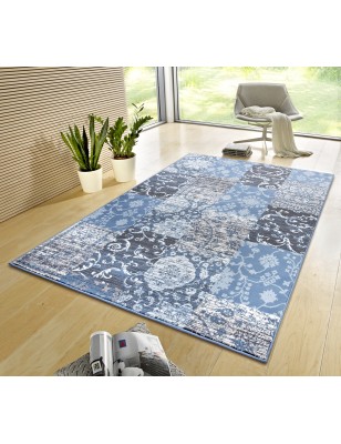 Dywan Patchwork Gloria 105525 Sky Niebieski