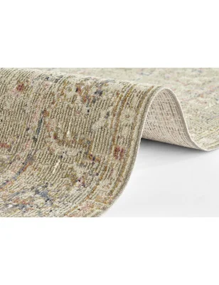 Dywan Do Prania Klasyczny Cairo 105594 Kremowy – zbliżenie na teksturę – idealny do: na korytarz