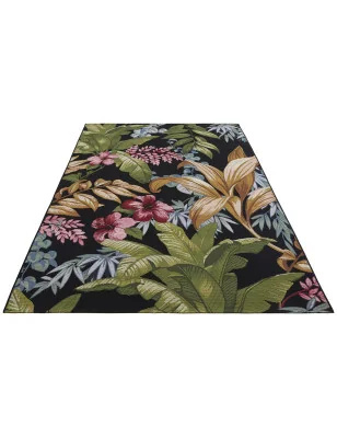 Dywan Zewnętrzny Tarasowy Ogrodowy Flair 105620 Wielokolowory Czerwony – aranżacja w salonie