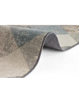 Dywan Nowoczesny Terrain 105598 Kremowy – zbliżenie na teksturę – idealny do: na korytarz