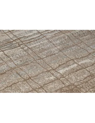 Dywan Nowoczesny Terrain 105599 Kremowy Beżowy – widok z góry