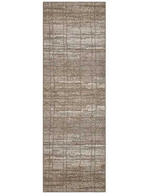 Dywan Nowoczesny Terrain 105599 Kremowy Beżowy – ułożony na podłodze – pasuje do: na korytarz