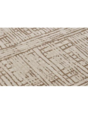 Dywan Nowoczesny Terrain 105603 Kremowy Brązowy – widok z góry