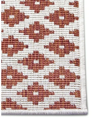 Dywan Dwustronny / Zewnętrzny Twin 105464 Cayenne – nowoczesny design z bliska – styl skandynawski