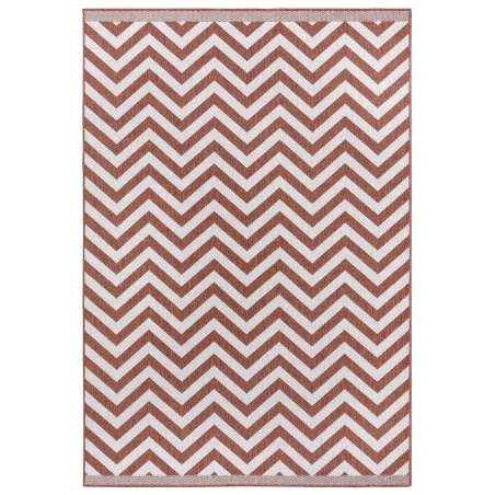 Dywan Dwustronny / Zewnętrzny Zygzag Twinsupreme 105470 Cayenne – widok ogólny – wzór skandynawski