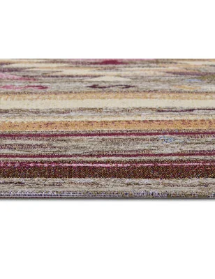 Dywan Etno Antypoślizgowy Szenilowy Gobelin 105872 Wielokolorowy – detal krawędzi dywanu