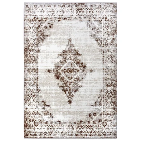 Dywan Glamour Vintage Shine Hh 105917 Kremowy Brązowy – widok ogólny – wzór klasyczny