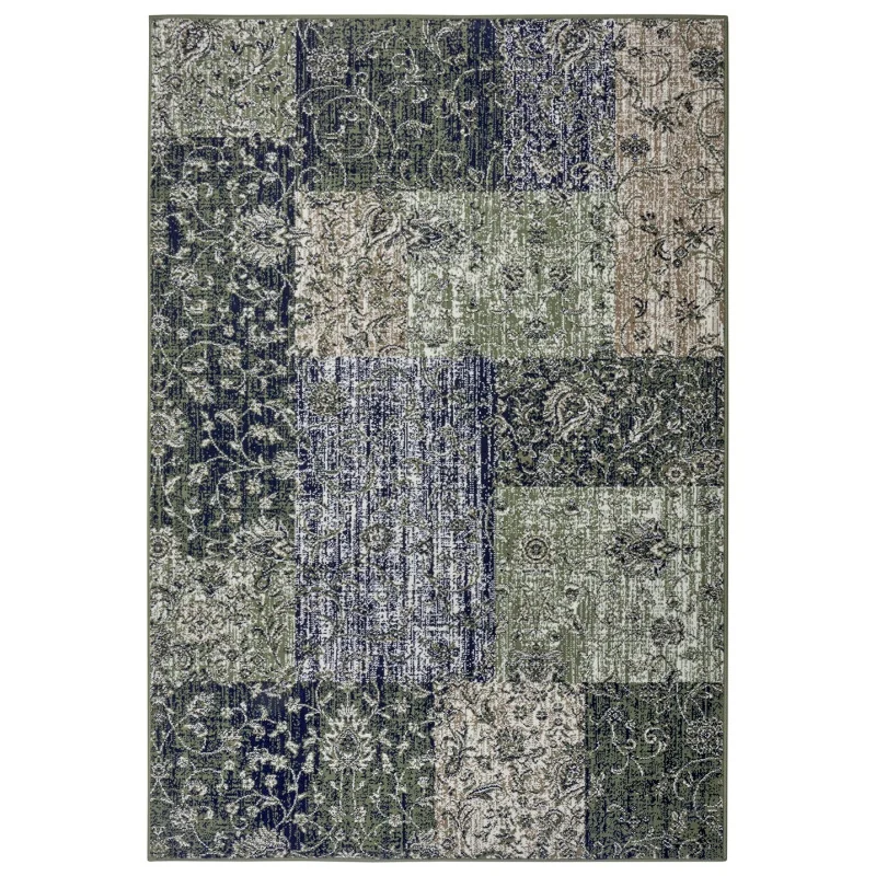 Dywan Patchwork Celebration 105447 Zielony Dywan Patchwork Celebration 105447 Zielony