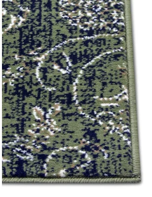 Dywan Patchwork Celebration 105447 Zielony – aranżacja w salonie