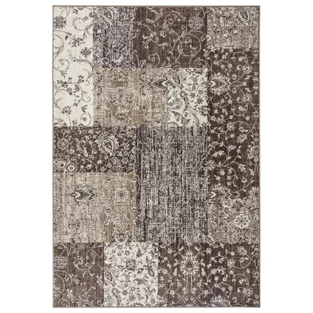 Dywan Patchwork Celebration 105448 Brązowy Beżowy – widok ogólny