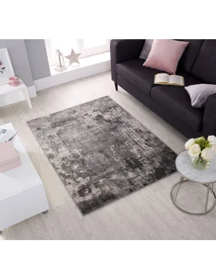 Dywan Nowoczesny Cocktail Wonderlust Szary – detal krawędzi dywanu