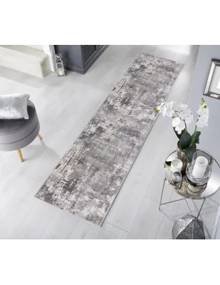 Dywan Nowoczesny Cocktail Wonderlust Szary – ułożony na podłodze – pasuje do: do przedpokoju