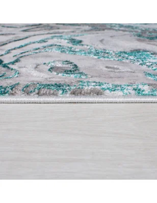 Dywan Nowoczesny Eris Marbled Emerald (24h) – widok z góry