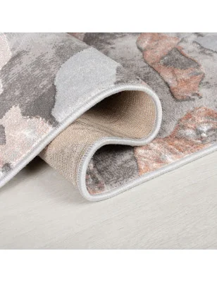 Dywan Nowoczesny Eris Marbled Blush (24h) – zbliżenie na teksturę – idealny do: do przedpokoju