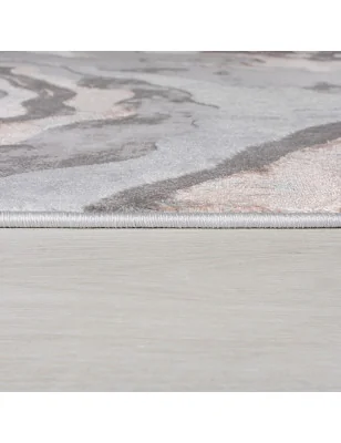 Dywan Nowoczesny Eris Marbled Blush (24h) – aranżacja w salonie