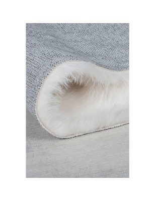 Dywan Rabbit / Futro Królika Alpine Zmywalne Faux Fur Biały