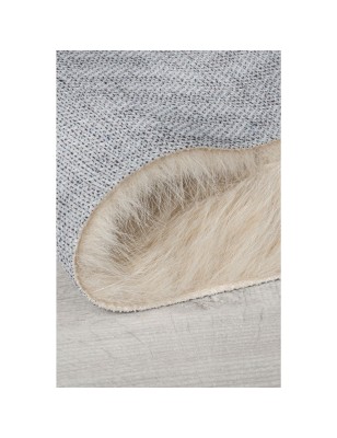 Dywan Rabbit / Futro Królika Alpine Zmywalne Faux Fur Natural Beż