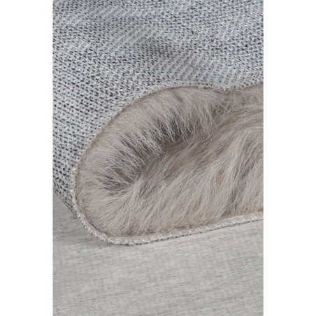 Dywan Rabbit / Futro Królika Alpine Zmywalne Faux Fur Szary