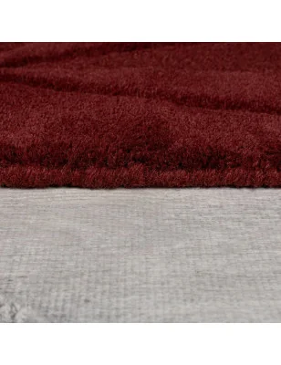 Dywan Wełniany Moderno Shard Czerwony – widok z góry