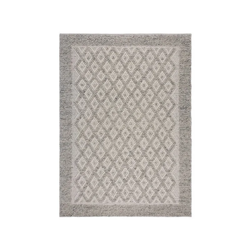 Dywan Wełniany Minerals Diamentowo-Szary