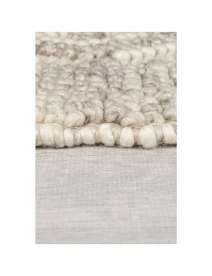 Dywan Wełniany Minerals Diamentowo-Szary – widok z góry