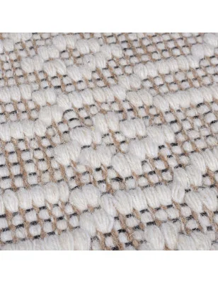 Dywan Wełniany Dream Wool Blend Global Rug Natural – detal krawędzi dywanu