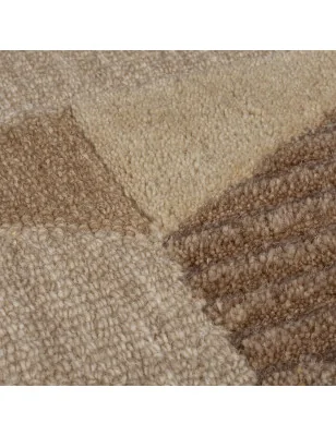 Dywan Wełniany Moda Asher Natural – detal krawędzi dywanu