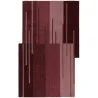 Dywan Wełniany Abstract Split Ombre Shaped Czerwony – widok ogólny – wzór abstakcyjny