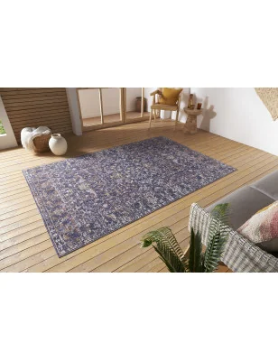 Dywan Do Prania Klasyczny Cairo 105593 Szary Wielokolowory Czerwony – nowoczesny design z bliska – styl retro