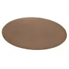 Dywan Jednokolorowy Fancy Okrągły 103008 Brązowy – widok z góry