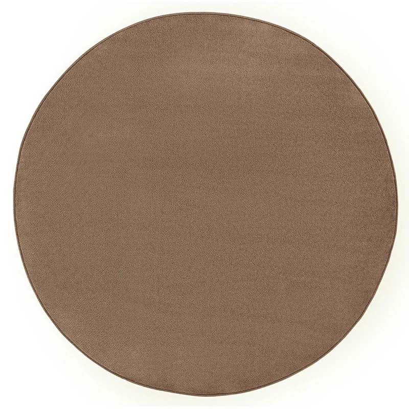 Dywan Jednokolorowy Fancy Okrągły 103008 Brązowy